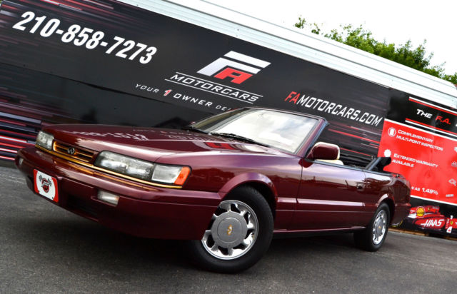 ______ INFINITI M30 CONVERTIBLE ____ RARE CLEAN UNIT ! ___ 1991 Infiniti M30 Base Convertible 2-Door