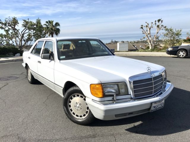 ********* 1989 Mercedes Benz 300SE Arctic White CLEAN TITLE 300 se 1989 Mercedes-Benz 300-Series Base Sedan 4-Door