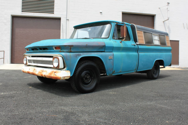 ** BARN / GARAGE FIND !! ** 1966 CHEVY C10 2WD 8' BED ** ORIGINAL MILES !! 1966 Chevrolet C-10 1966 CHEVY C10 PRO TOURING SPORT TRUCK