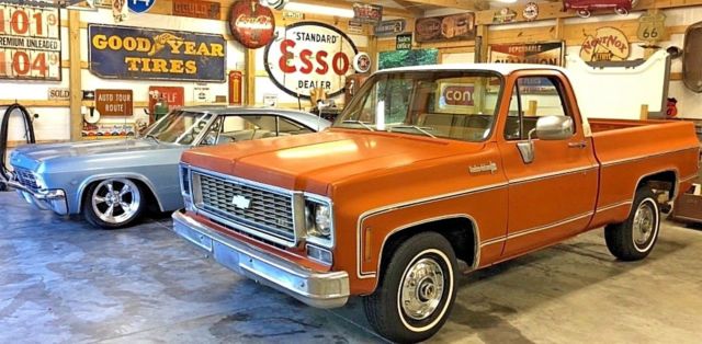~~~~ No Reserve 1974 C10 Factory Short Bed Custom Deluxe No Reserve ~~~~ 1974 Chevrolet C-10