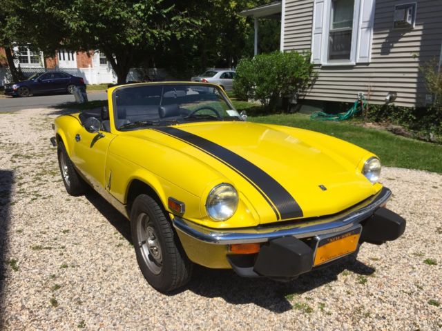 -NO RESERVE- 1976 Triumph Spitfire, 58000 mile Perfect driver, everything works! 1976 Triumph Spitfire