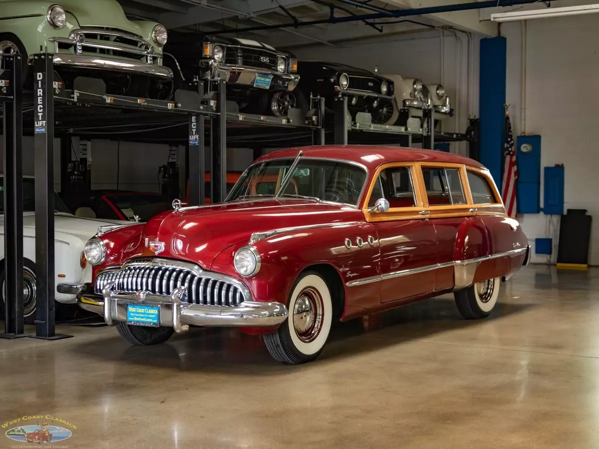 0 Miles 248 c.i. 8 cyl Automatic4 Door Wagon 1949 Buick Super 8 Woody 4 Door Estate Wagon