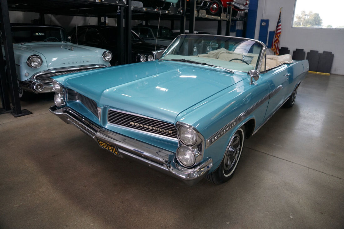 0 Miles 389 V8 AutomaticConvertible 1963 Pontiac Bonneville 400 V8 Convertible