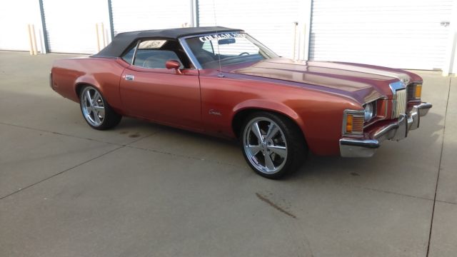 "1972 Mercury Cougar Convertible for Sale" 1973 Mercury Cougar Brown