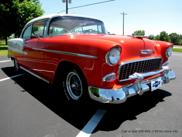 "CALIFORNIA CAR" 100% RUST FREE !! UNDERNEATH NEVER PAINTED "ICE COLD COLD A/C" 1955 Chevrolet Bel Air/150/210 2 DR HARDTOP !! "FABULOUS RIDE" SHOW CAR !!!