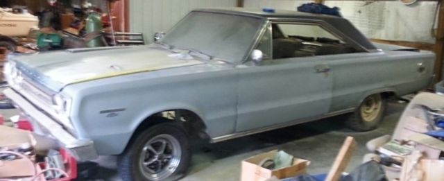 "Excellent project car. Great condition for it's age." 1967 Plymouth GTX