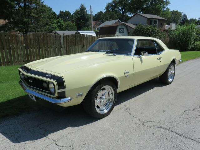 "GORGEOUS FRAME-OFF RESTORED BUTTER NUT YELLOW 1968 CAMARO SS350 4 SPEED" 1968 Chevrolet Camaro SS