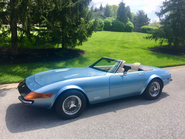 "RARE" Tom McBURNIE Daytona Spyder 365 GTB corvette kitcar miami vice ferrari 1980 Replica/Kit Makes DAYTONA SPYDER 365 GTB