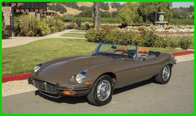 "SURVIVOR" ONE-OWNER E-TYPE S3 ROADSTER 46K ORIGINAL MILES GARAGED SUPERB COND 1973 Jaguar E-Type JAGUAR E-TYPE SERIES 3 ROADSTER