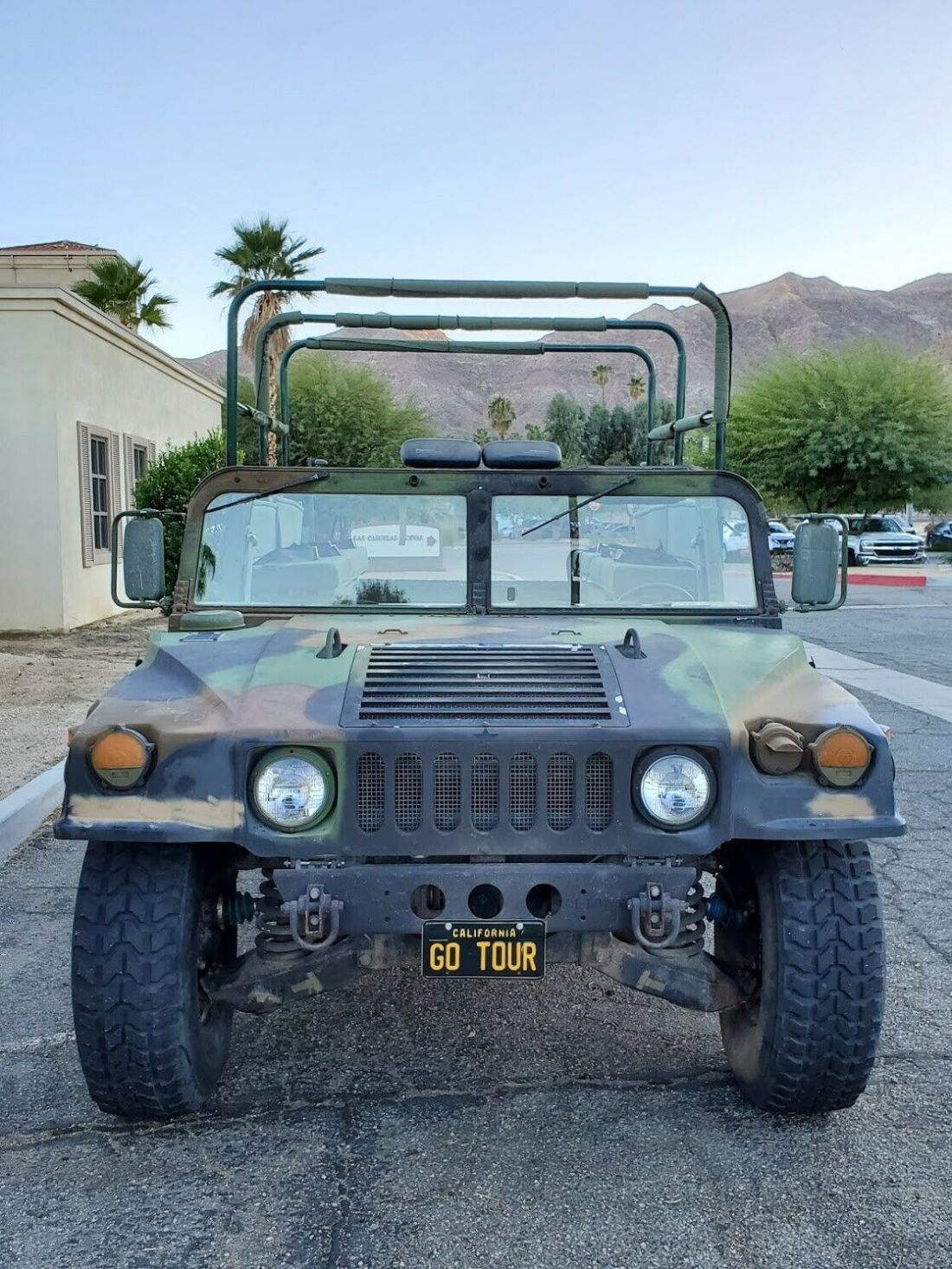"The Patton" is a rare street legal troop carrier with only 7200 original miles. 1993 Hummer H1