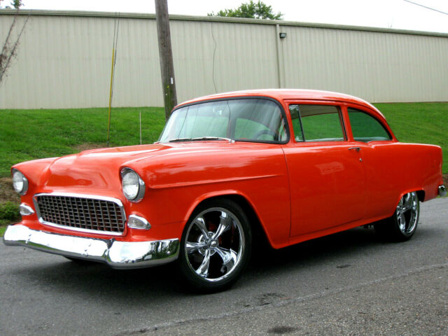 '55 Chevy "RESTO-MOD" 350/ 4-Speed Leather,A/C,HoK Paint! LOW RESERVE! in NC 1955 Chevrolet Bel Air/150/210