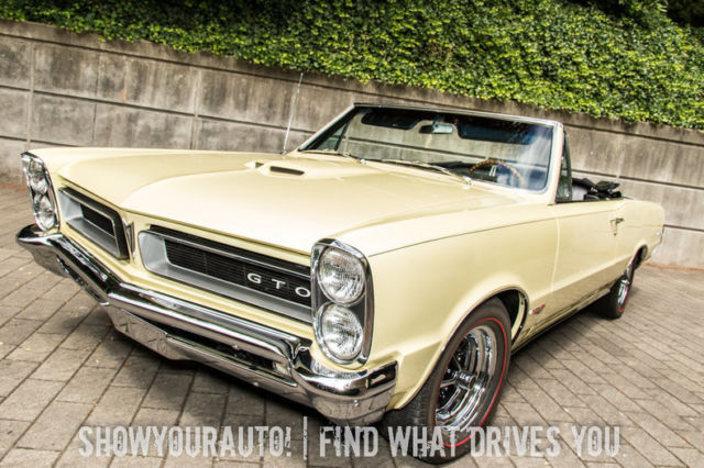 '65 Pontiac GTO, 4spd 389 Tri-Power Convertible, PHS Documented 1965 Pontiac GTO 389 Tri-Power
