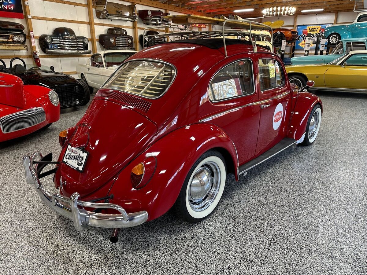 1966 Volkswagen Beetle Coca-Cola Themed, 12V System, 1600cc, 4-Spd Manual - photo 6