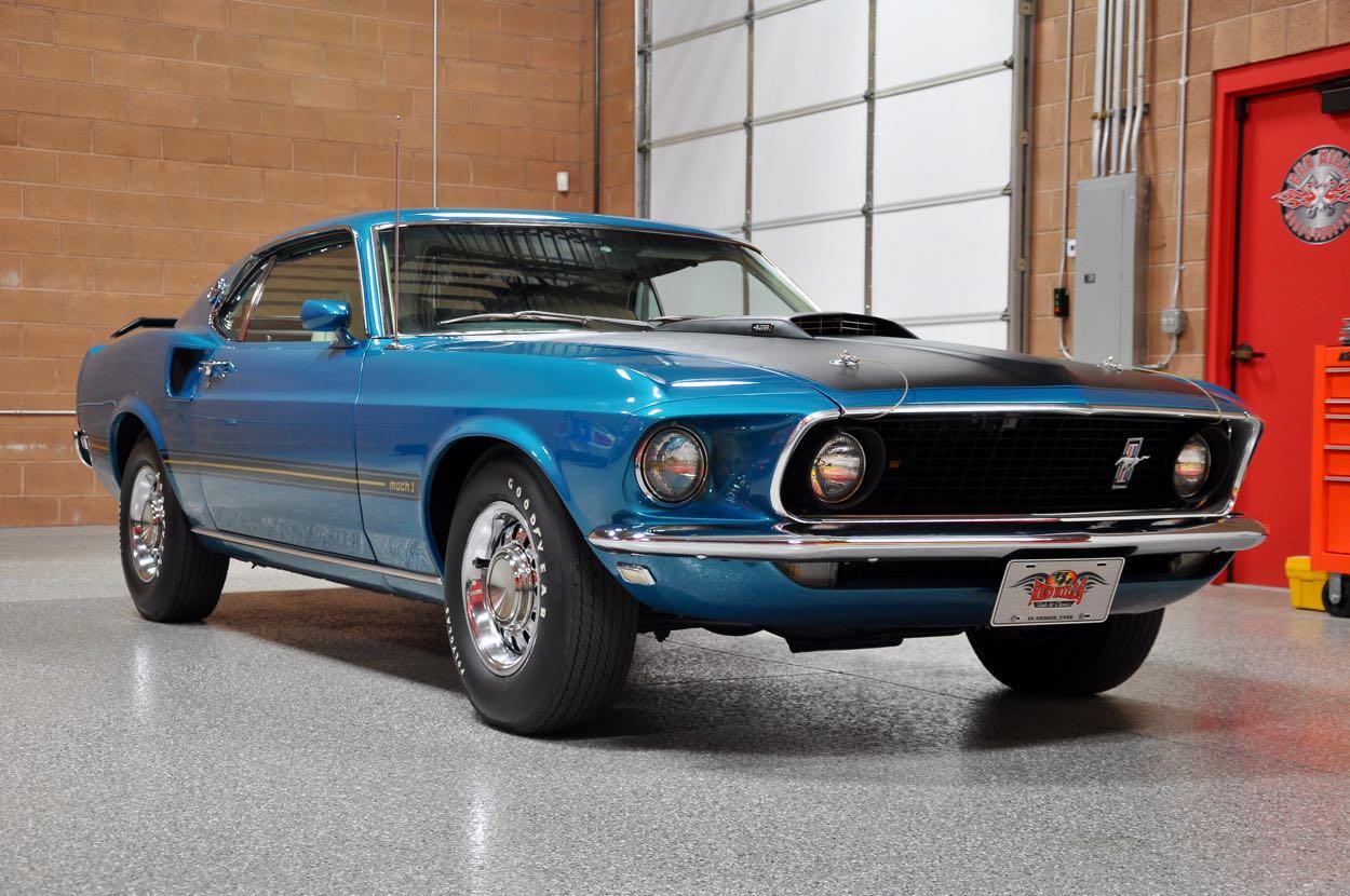 '69 FORD MUSTANG MACH 1 428 SUPER COBRA-JET All #'s Matching Rotisserie Restored 1969 Ford Mustang MACH 1