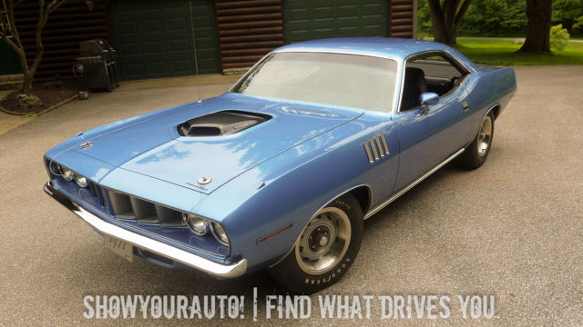 '71 Plymouth Cuda 440 SIX PACK, Factory N96 Shaker, Super Track Package! 1971 Plymouth Barracuda 'Cuda