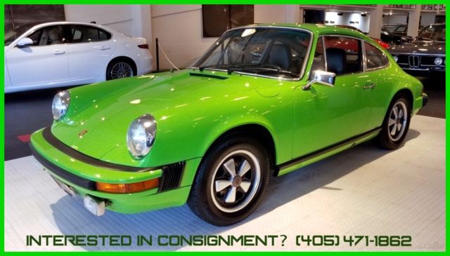 '74 911. 67k mile all original time capsule piece. Original Lime Green Paint 1974 Porsche 911