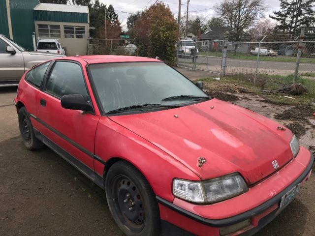 '90 Honda CRX- great mpg- NO Reserve 1990 Honda CRX