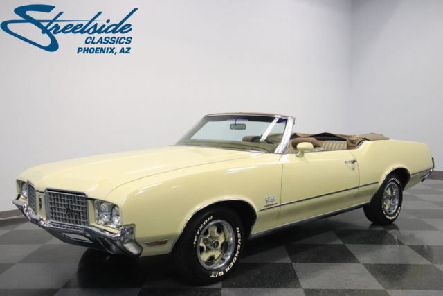 #'S MATCHING 350 V8, 3-SPEED AUTO, FCTRY COLOR, PS, FRNT DISCS, GR8 CLSSC CRUISR 1972 Oldsmobile Cutlass