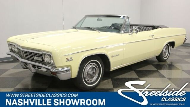 #'S MATCHING 396, TRUE SS IMPALA, CORRECT LEMONWOOD YELLOW, FACTORY A/C, WOW! 1966 Chevrolet Impala SS 396