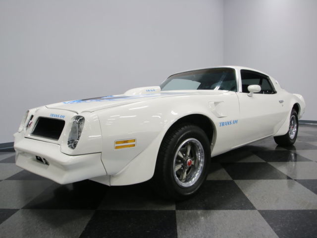 #'S MATCHING 400CI, SUPER SLICK PAINT, 4 SPEED W/ HURST SHIFTER, SWEET T/A! 1976 Pontiac Trans Am
