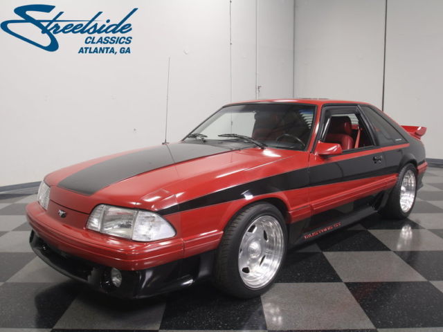 1-FAMILY OWNED GT, NEVER LEFT GA, CLEAN CARFAX, BUILT 5.0L V8, 5-SPEED, SLICK!!! 1988 Ford Mustang GT