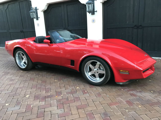 $1 **NO RESERVE**1980 Corvette Roadster 454 small block 20X16 wheels! 1980 Chevrolet Corvette