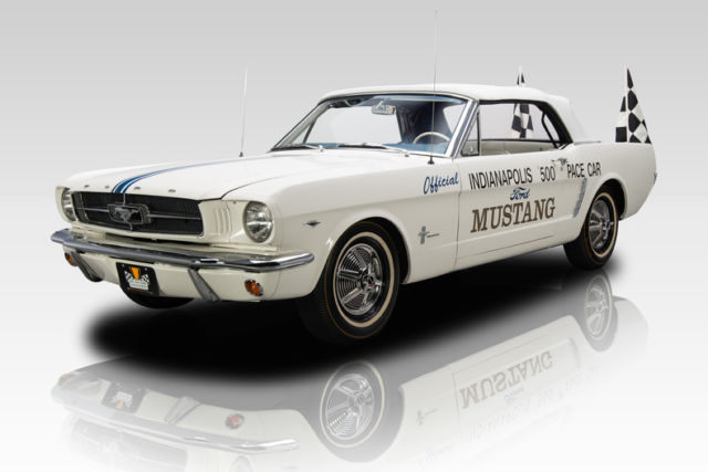 1 of 1 Holman Moody Modified Mustang Convertible Indy 500 Pace Car 1964 Ford Mustang Pace Car
