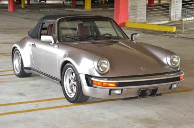 1 of 1 M491 Factory Turbo - Look Paint to Sample - 49k Miles - Highly Optioned 1985 Porsche 911 Turbo Look M491 Cabriolet Widebody 930