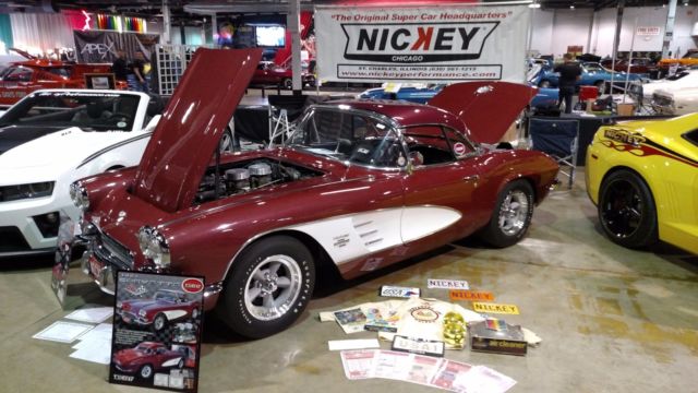 1 of 1 RARE 1961 NICKEY Chevrolet Corvette conversion fully documented NICKEY 1961 Chevrolet Corvette 1 of 1 NICKEY Conversion with original docs