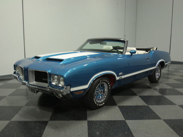 1 OF 10 W-30 'VERTS W/FACTORY A/C, NUMBERS MATCHING EVERYTHING, ROTISSERIE RESTO 1971 Oldsmobile 442 W-30