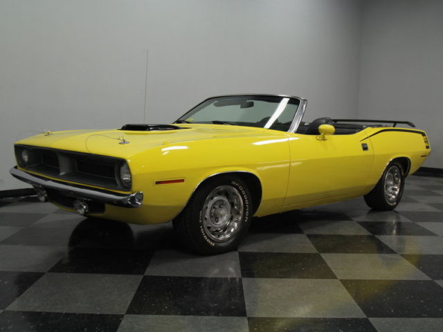 1 OF 12, 440 6-PACK, AUTO, SHAKER HOOD, CORRECT COLORS, RARE, HIGHLY OPTIONED! 1970 Plymouth Barracuda 440 6-Pack