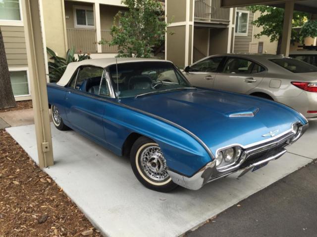 1 of 455 True 1963 Thunderbird Sports Roadster with invoice and years of records 1963 Ford Thunderbird Sports Roadster