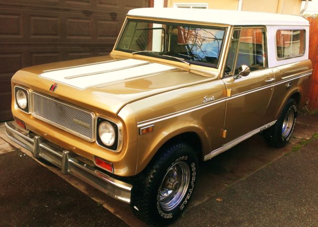 1970 International Harvester Scout Gold SR2 V8, 1 of 500 Made