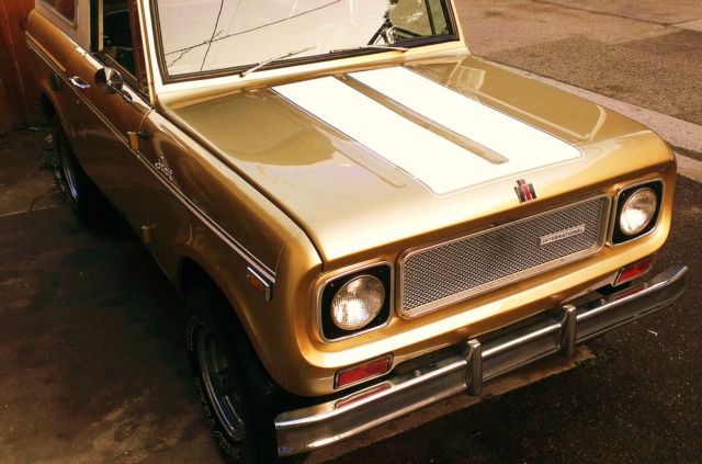 1970 International Harvester Scout Gold SR2 V8, 1 of 500 Made - photo 4