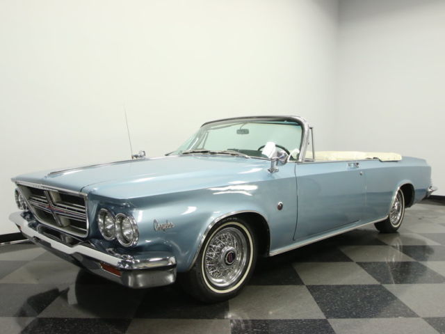 1 OF 625 CONVERT., 440 V8, 3 SPD AUTO, PS, PB, COLD R134a A/C, NICE LETTER CAR! 1964 Chrysler 300K