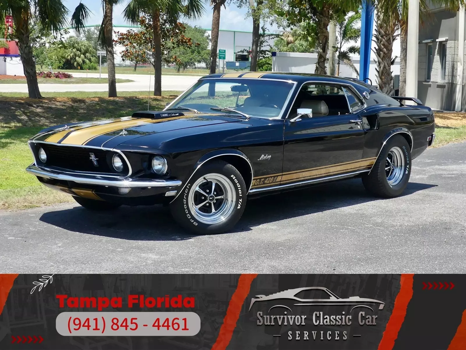 1 of 63 built. Rare R-Code 428 Super Cobra Jet, Drag Pack Rear, C6! Elite Marti! 1969 Ford Mustang Sportsroof R-Code 428 Cobra Jet