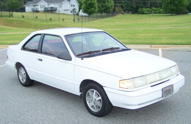 1-OF-A-FEW-5-SPEED-COLD-AC-2-DOOR-COUPE-ROCK-SOLID-FORD-TEMPO-SISTER 1993 Mercury TOPAZ GS PREMIUM