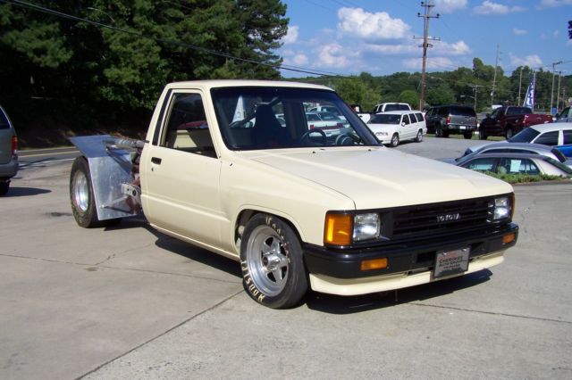 1-OF-A-KIND-SHOW-RUN-TURN-KEY-4.3L-POWERGLIDE-CUSTOM-HOT-RAT-ROD-GASSER-BRACKET 1987 Toyota Tacoma DRAG TRUCK