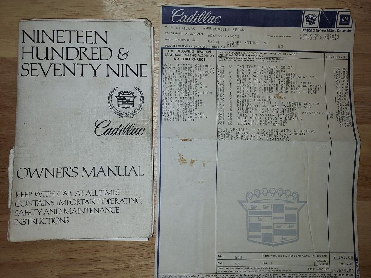 1979 Cadillac DeVille 425ci Auto A/C Power Steering & Brakes - photo 10