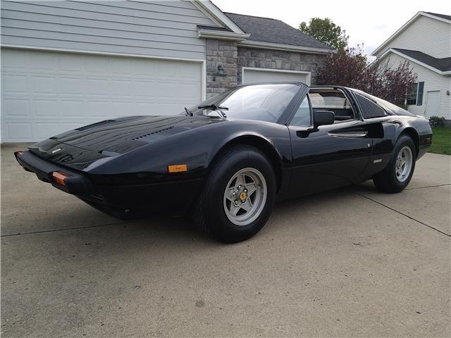 1 Owner 1979 Ferrari 308 GTS 22K Original Miles Fresh Major Black/Black!!! 1979 Ferrari 308 Targa
