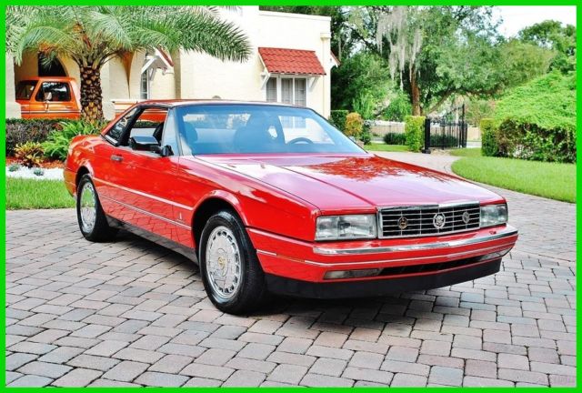 1 Owner 1992 Cadillac Allante Convertible with Hard and Soft Top 1992 Cadillac Allante Convertible