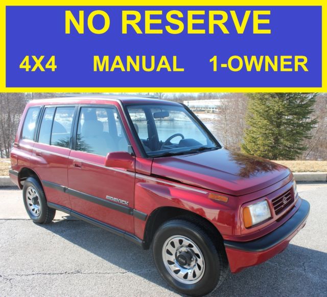 1-OWNER 1993 ISUZU SIDEKICK MANUAL 4X4 1.6L SAMURAI TROOPER X-90 TRACKER JIMMY 1993 Suzuki Sidekick