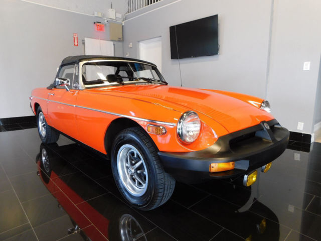 1 OWNER 40K PALM BEACH MASTERPIECE ANSA EXHAUST SERV RECORD WEBER CARB WARRANTY 1979 MG MGB