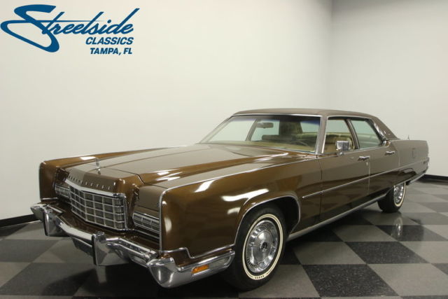 1 OWNER, 57K ACTUAL MILES, EXTREMELY CLEAN & ORIGINAL SURVIVOR, COLD AC, 460 V8 1973 Lincoln Continental Town Car