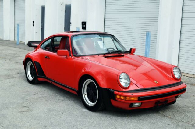 1 Owner-Red on Red possibly 1 of 1 built-turbo look wide body M491 rare rare 1985 Porsche 911 M491 Turbo Look