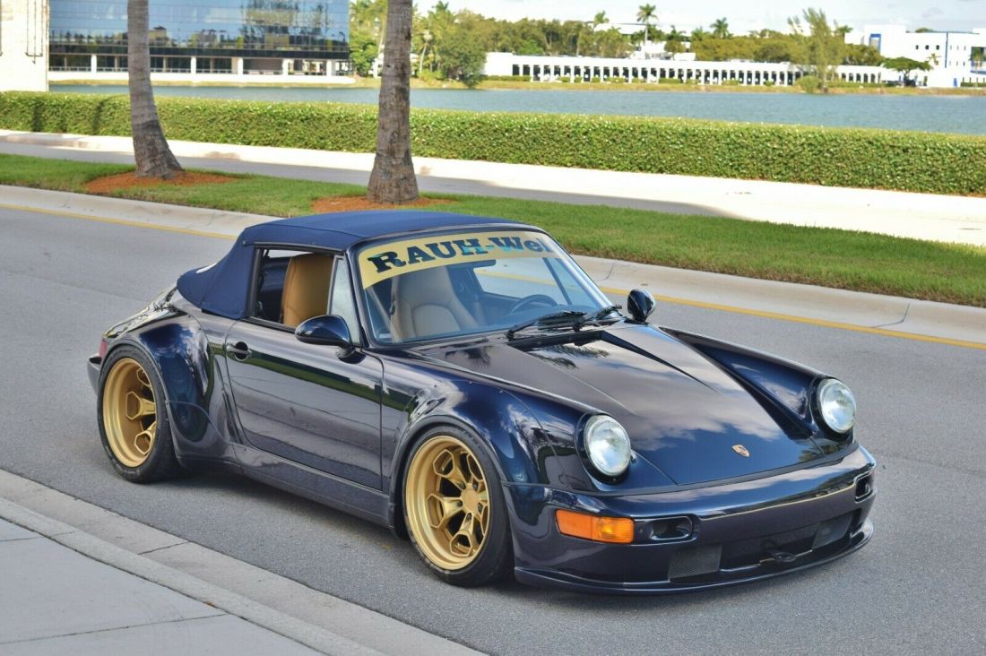 1 Owner RWB EUROPE Cabriolet Only 48k Miles - KW Coilovers - Rotiform Wheels 1993 Porsche 911 964 RWB C4