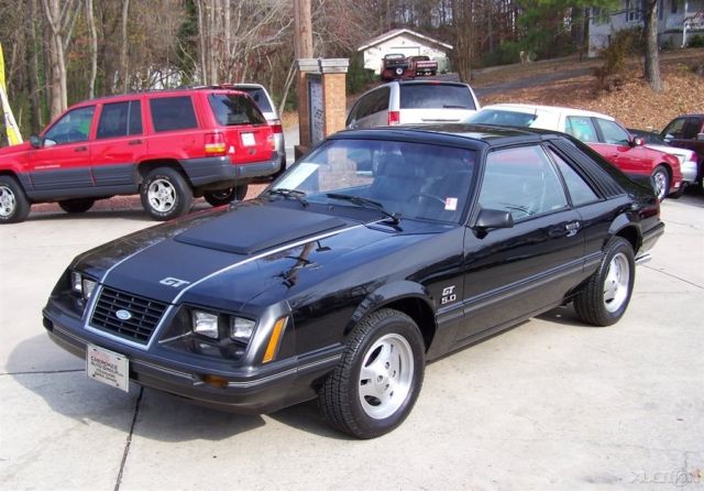 1983 Ford Mustang GT 5.0L 38k T-TOP BLACK LEATHER 4-SPD TRX'S MARTI REPORT - photo 3