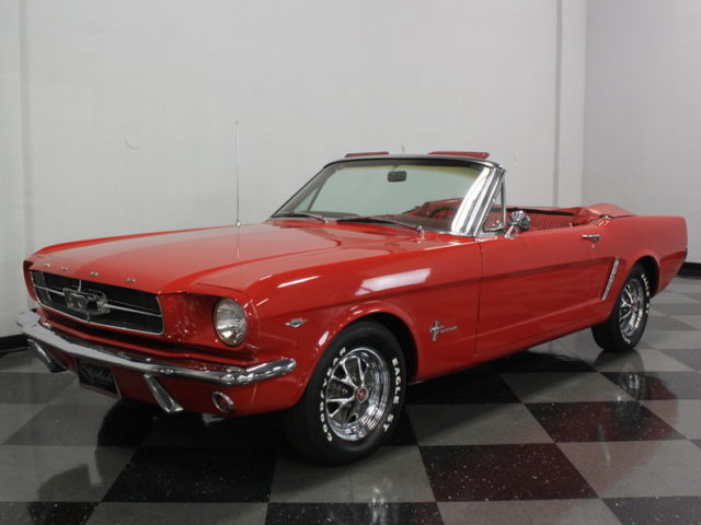 1 OWNER & VERY SOLID! REBUILT ORIGINAL 289 V8, AUTO, FACTORY PS, BEAUTIFUL CAR! 1965 Ford Mustang Convertible