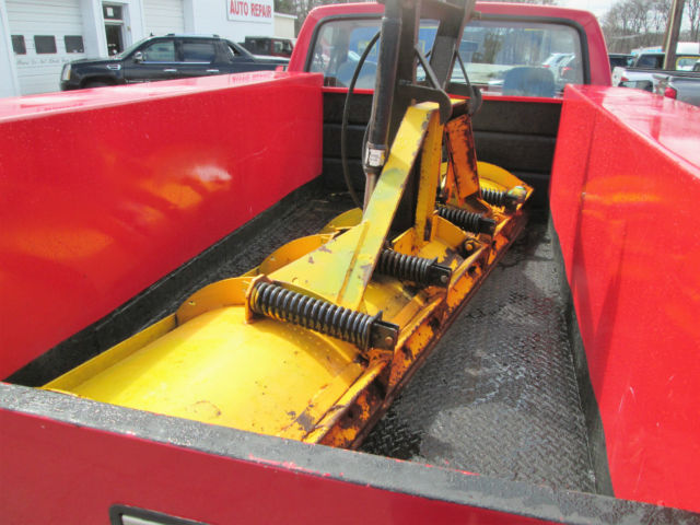 1993 Ford F-350 XL 4x4 Cab Chassis Utility Body Plow - photo 10