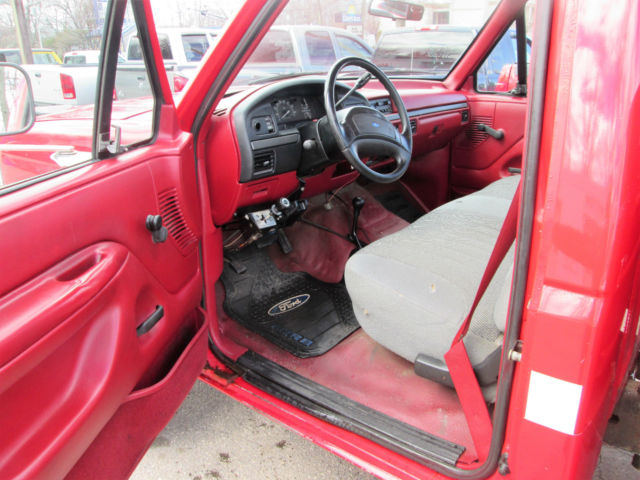 1993 Ford F-350 XL 4x4 Cab Chassis Utility Body Plow - photo 11